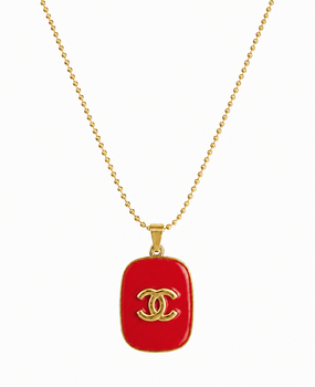 Champagne Club Necklace Lipstick
