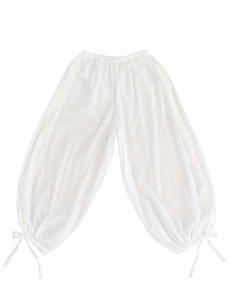 Lace balloon pants TU