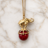 Ruby Elephant Necklace