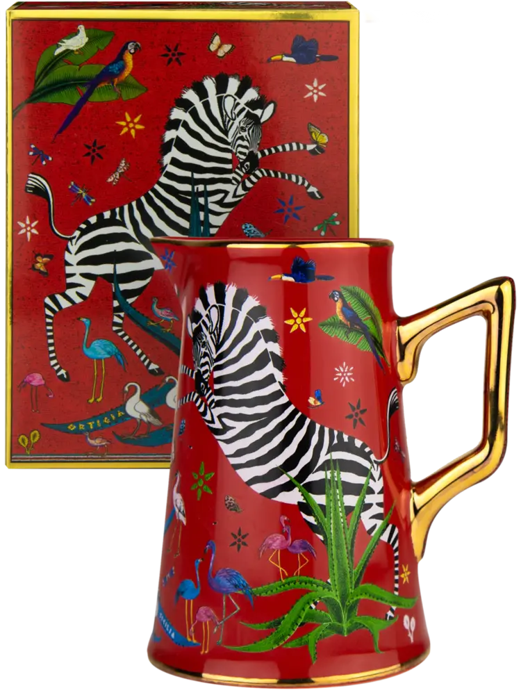 Jug Jungle Ceramic Corallo