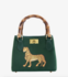 Velvet Bamboo Bag Green Jewel Velvet Bamboo Bag Green Jewel