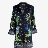 Silk Jungle Black Shirt Silk Jungle Black Shirt