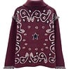 VEST bordeaux bandana