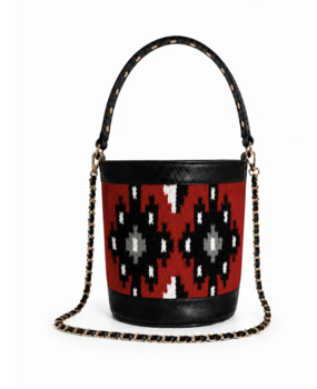BOLSO SELAIA ROJO Y NEGRO