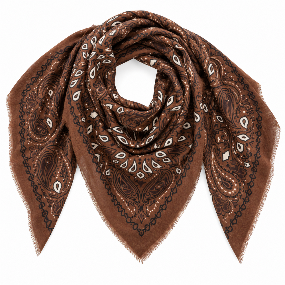 Big Bandana Choco scarf