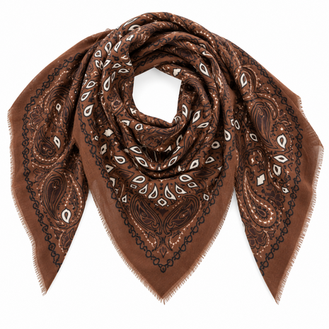 Big Bandana Choco scarf