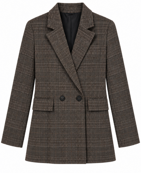 Check blazer