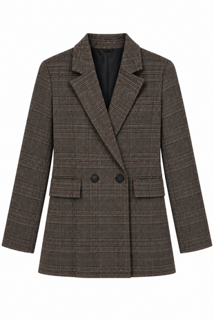 Check blazer