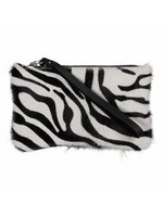 Van Buren sinds 1861 Clutch - Koeienhuid - Zebraprint