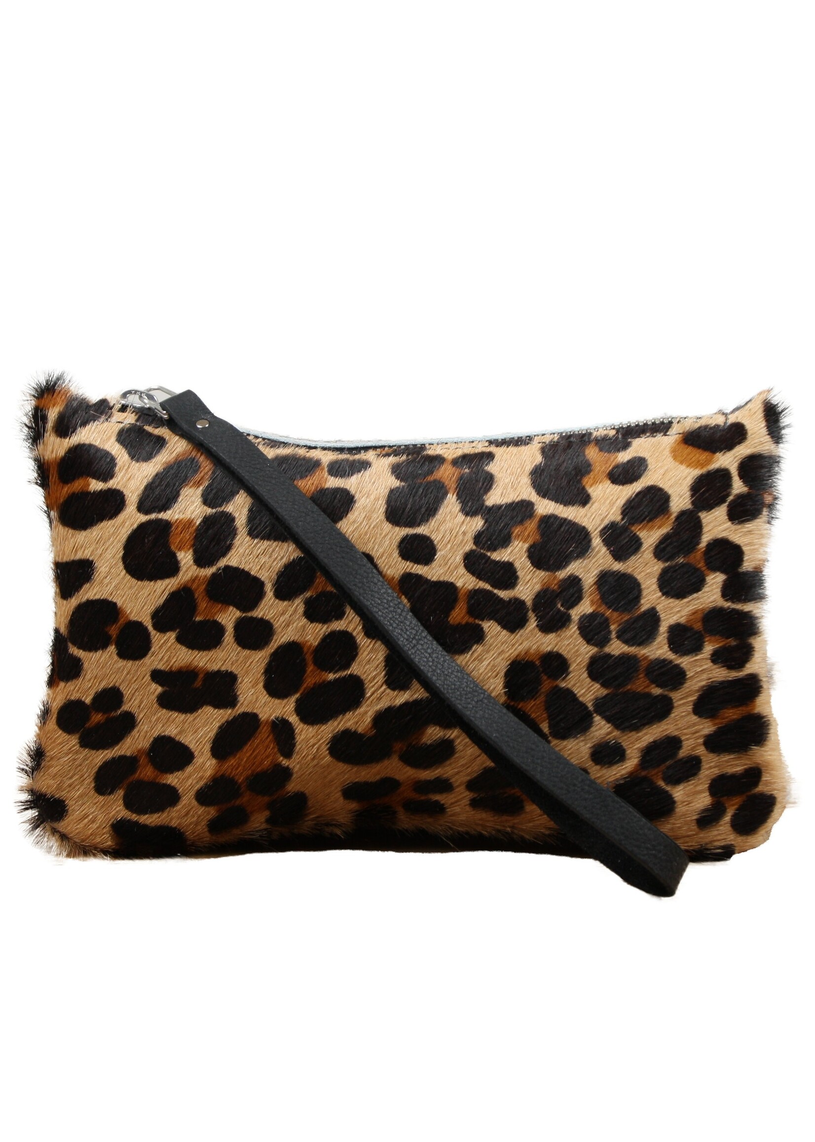 Van Buren sinds 1861 Clutch - Koeienhuid - Panterprint