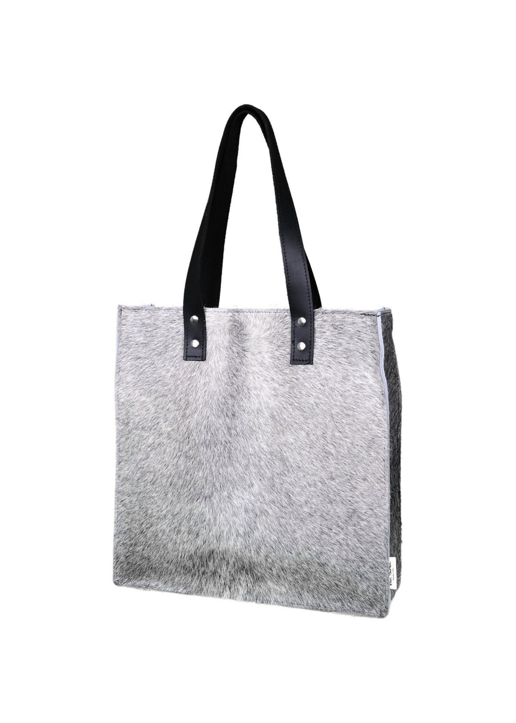 Van Buren sinds 1861 Cowhide Shopper - Gray