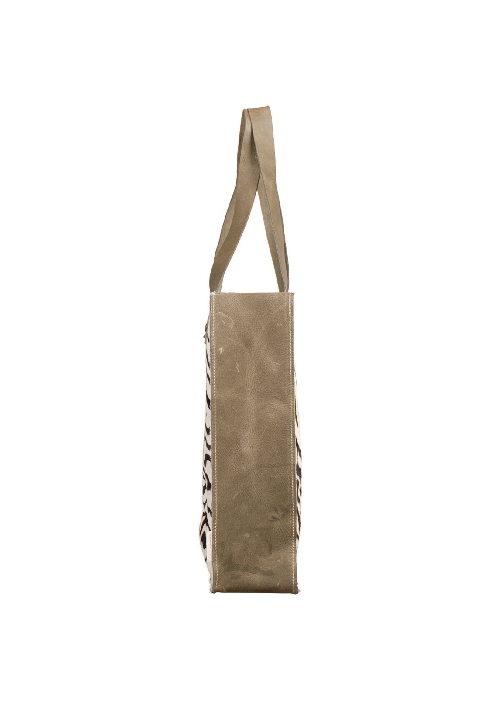 Van Buren sinds 1861 Koeienhuid Shopper Zebraprint