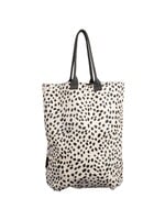 Van Buren sinds 1861 Sac à main Claudia en cuir de vachette imprimé dalmatien avec poignées en cuir noir