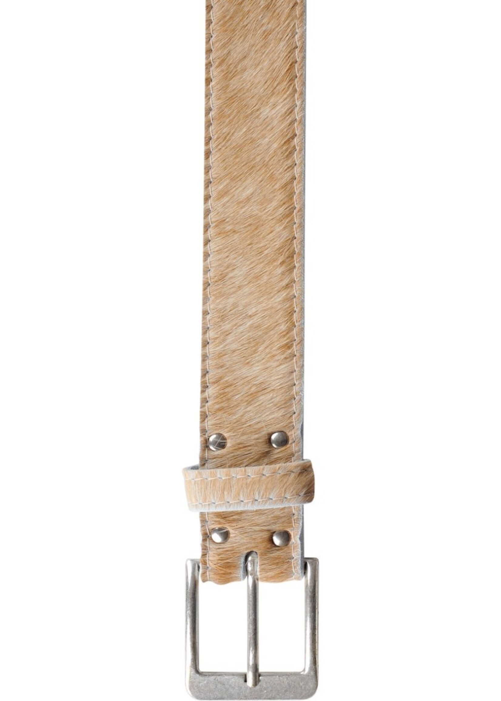 Van Buren sinds 1861 Cowhide Belt Beige - 40801