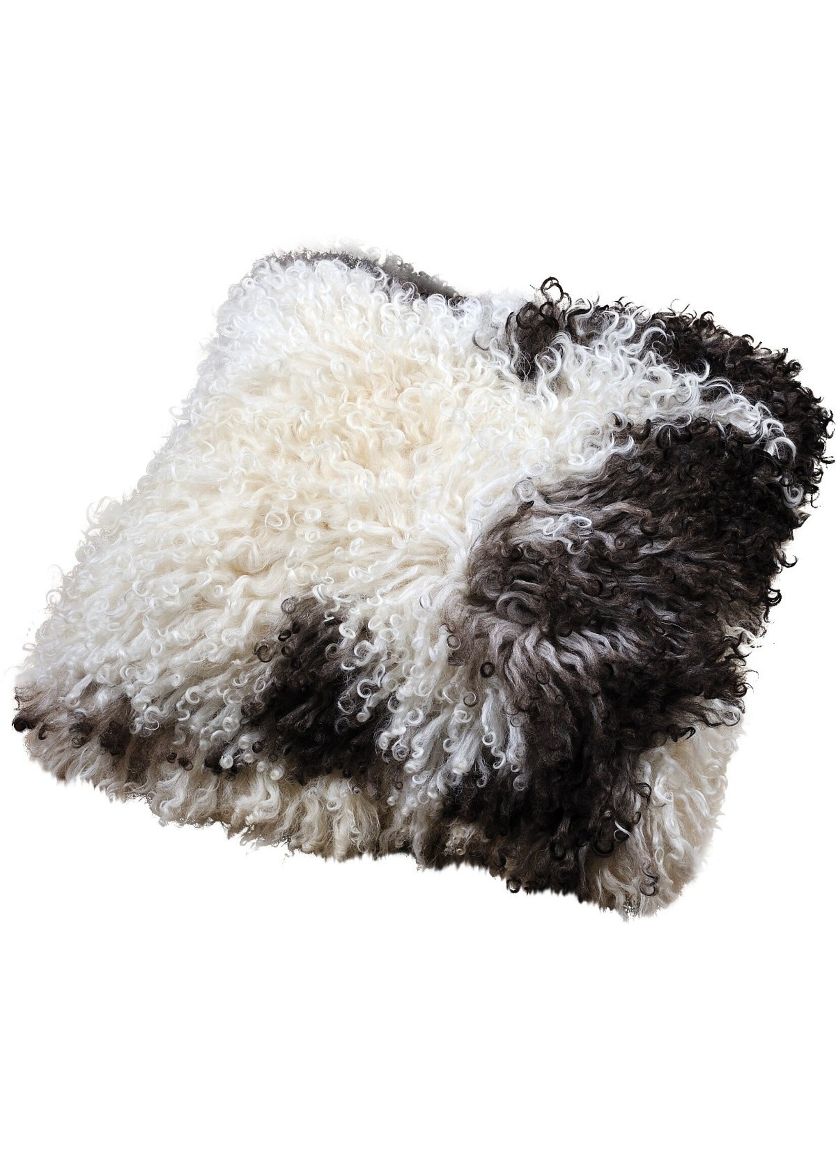 Van Buren sinds 1861 Curly Sheepskin Pillow - 45x45cm