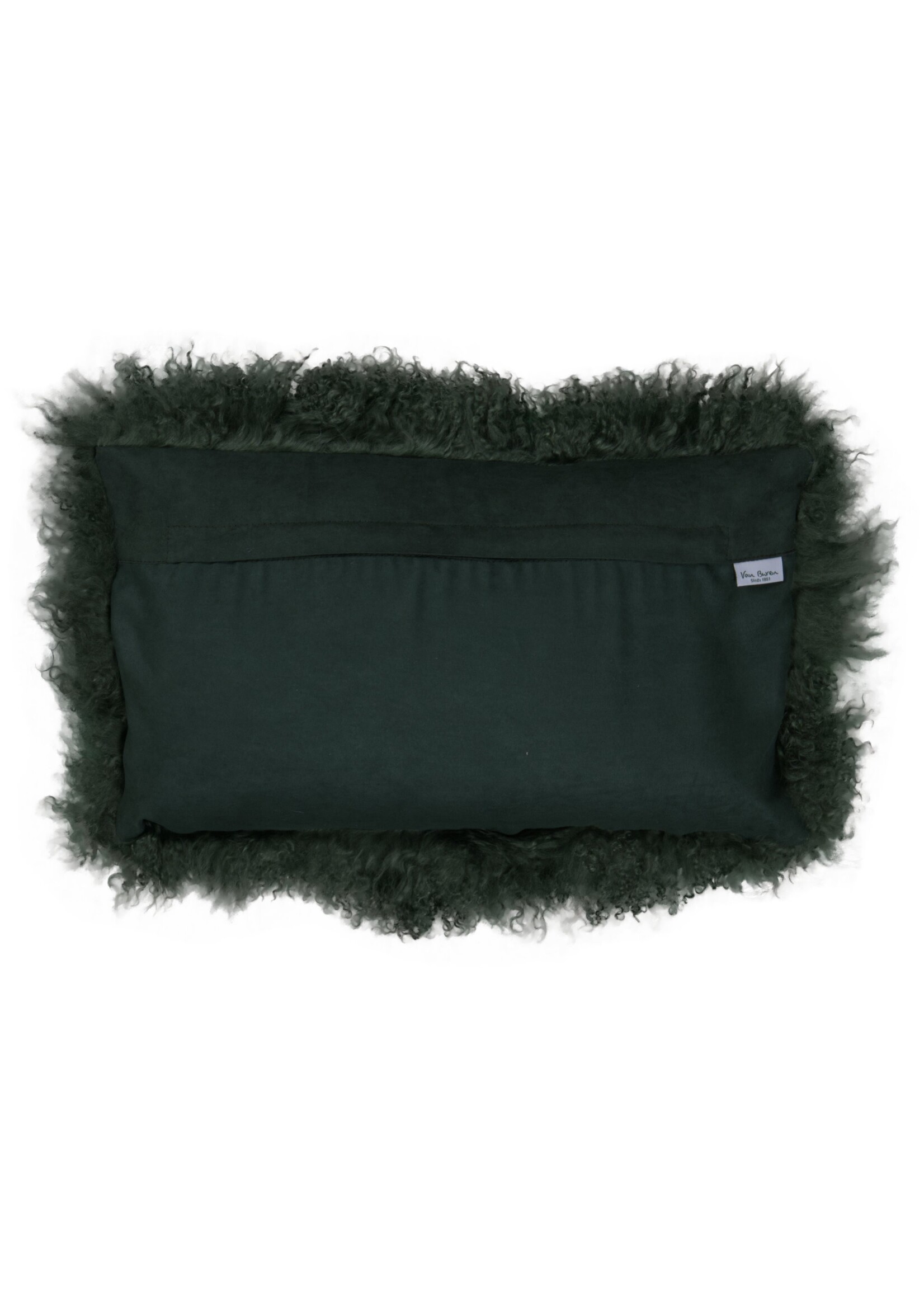 Van Buren sinds 1861 Tibet Sheepskin Pillow - Green - 30x50cm