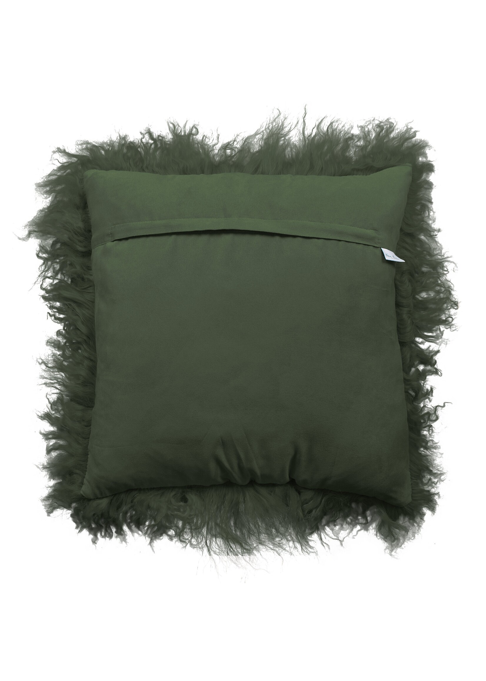 Van Buren sinds 1861 Tibet Schapenvacht Kussen - Groen - 45x45cm