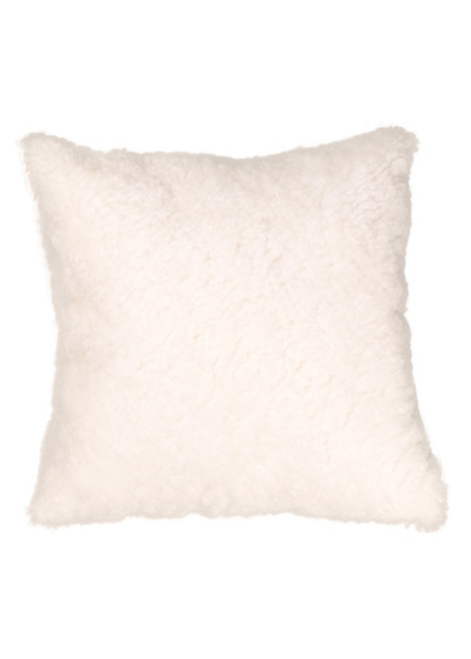 Van Buren sinds 1861 Coussin Peau de Mouton Croisée - Blanc - 45x45cm