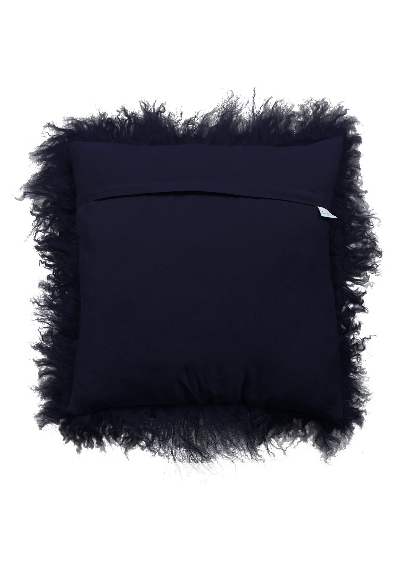 Van Buren sinds 1861 Tibet Sheepskin Pillow - Marine Blue - 45x45cm