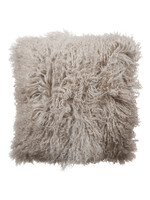 Van Buren sinds 1861 Coussin Peau de Mouton du Tibet Sable - 45x45cm