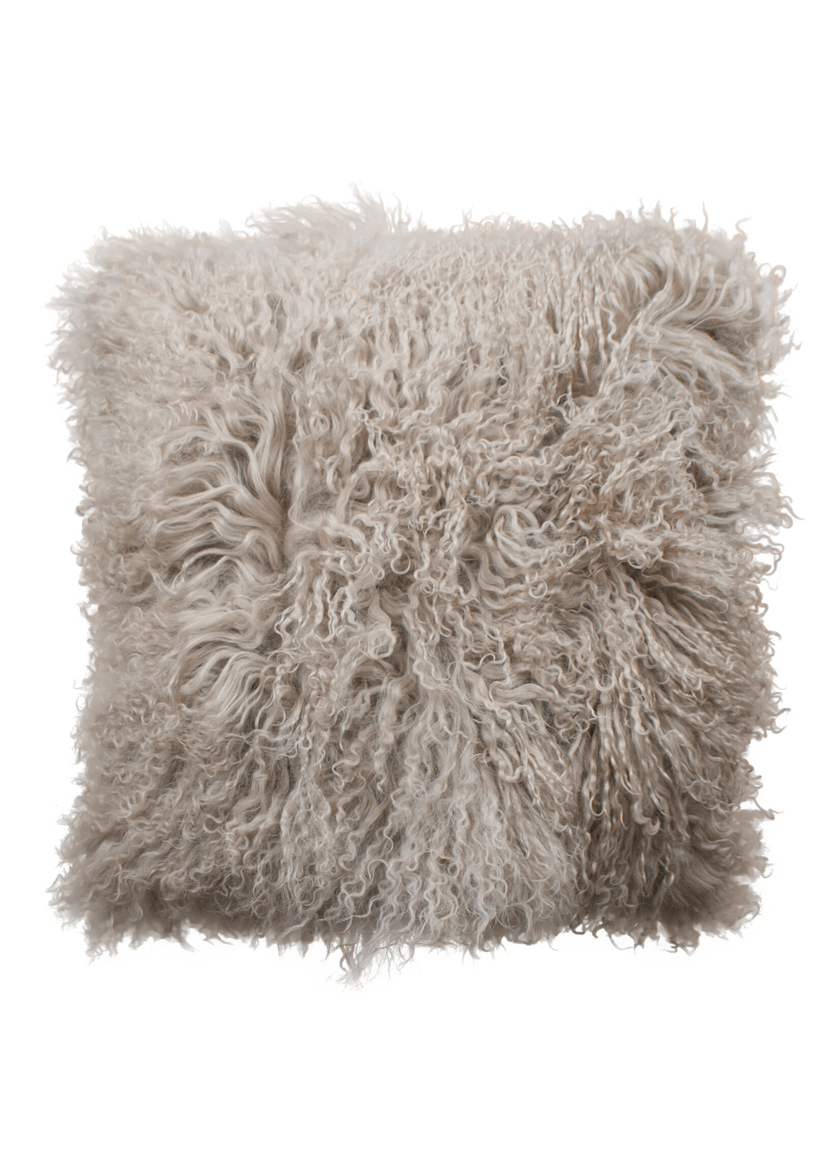 Van Buren sinds 1861 Coussin Peau de Mouton du Tibet - Sable - 45x45cm