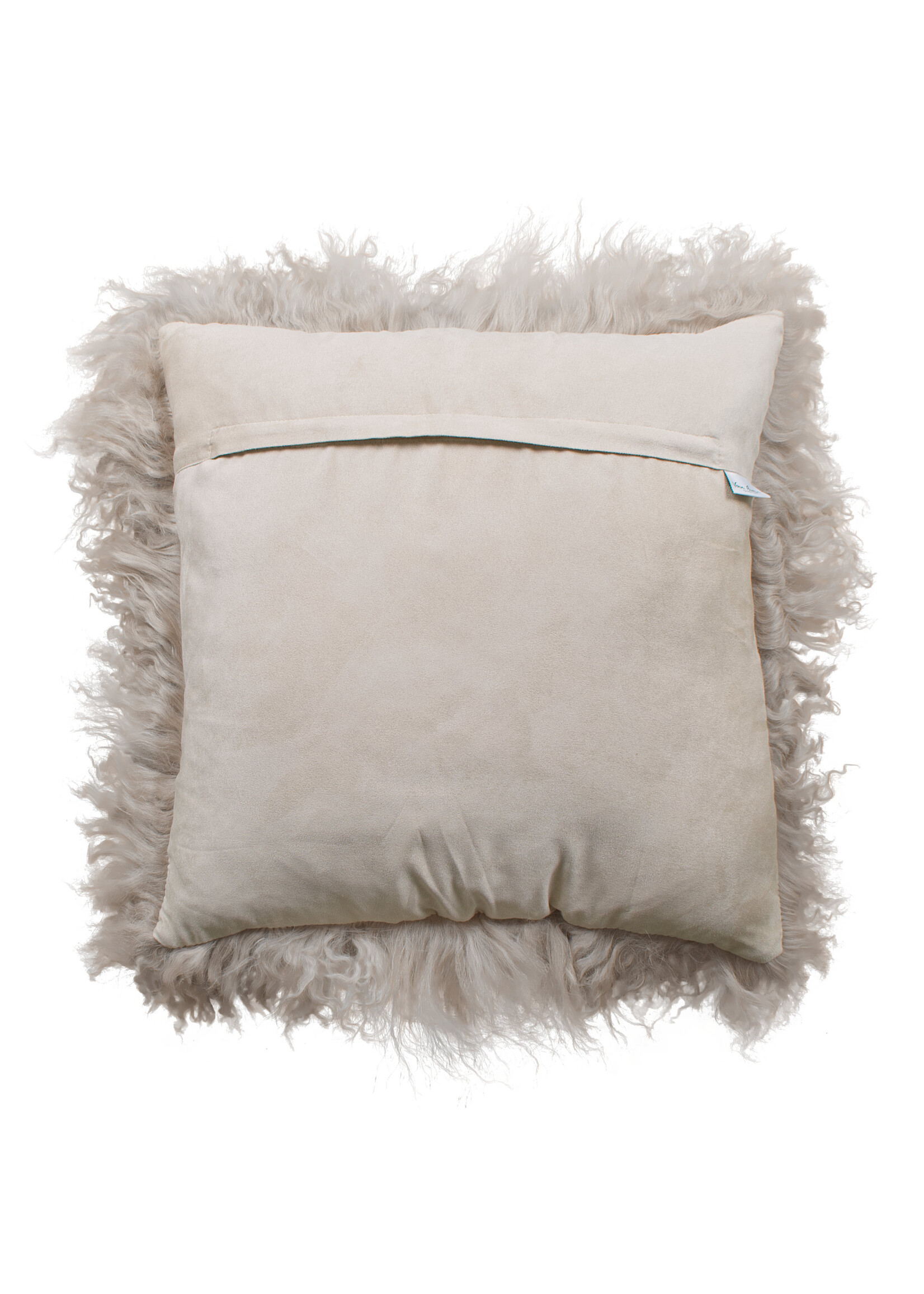 Van Buren sinds 1861 Coussin Peau de Mouton du Tibet - Sable - 45x45cm