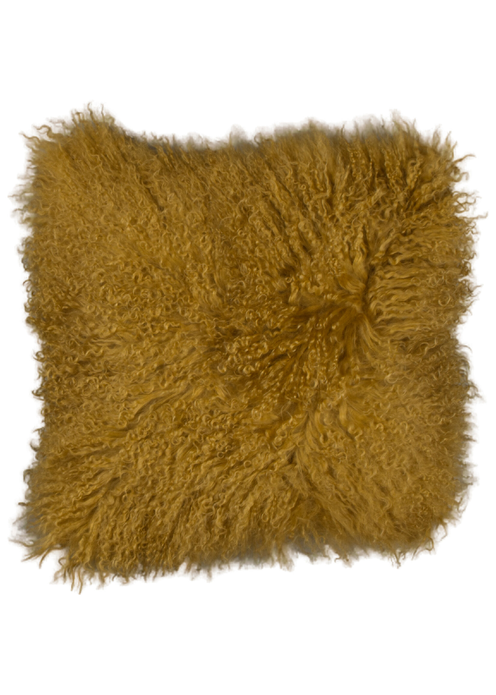 Van Buren sinds 1861 Tibet Sheepskin Pillow - Ockre Yellow - 45x45cm