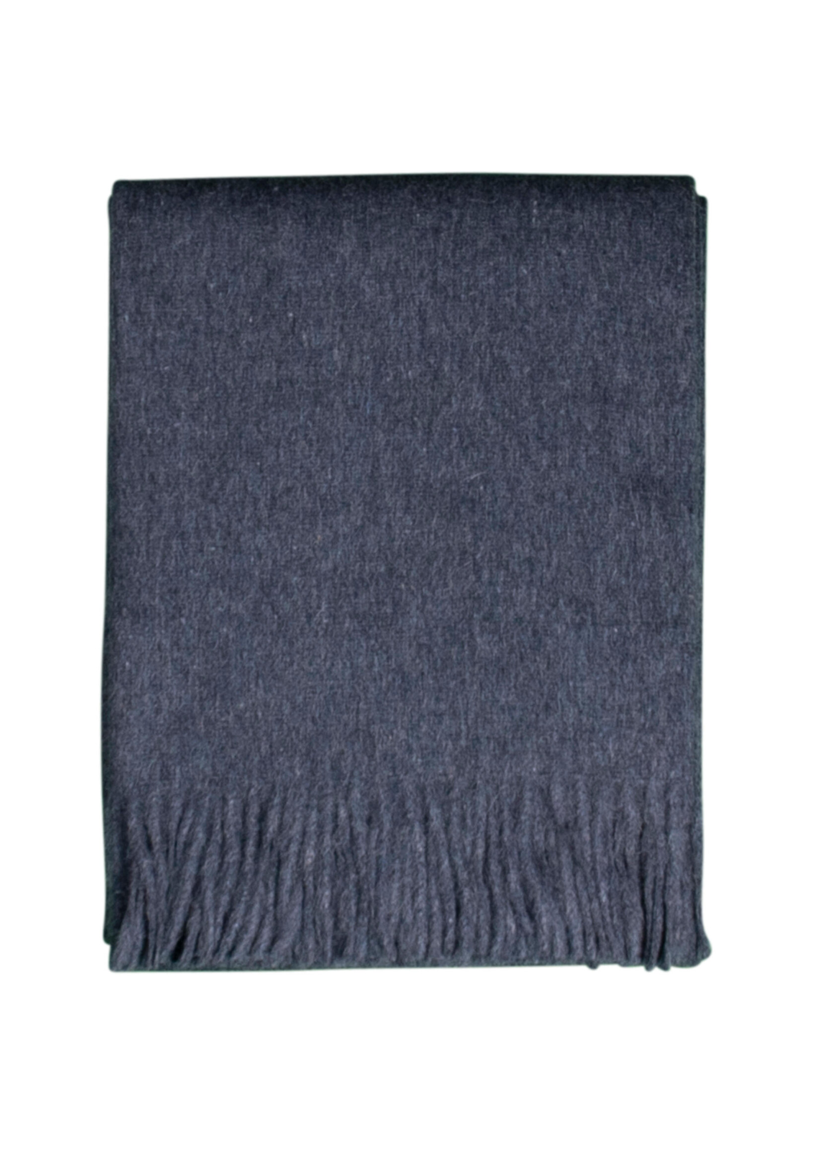 Van Buren sinds 1861 Alpaka Plaid - Donkerblauw - 200x150cm - New!