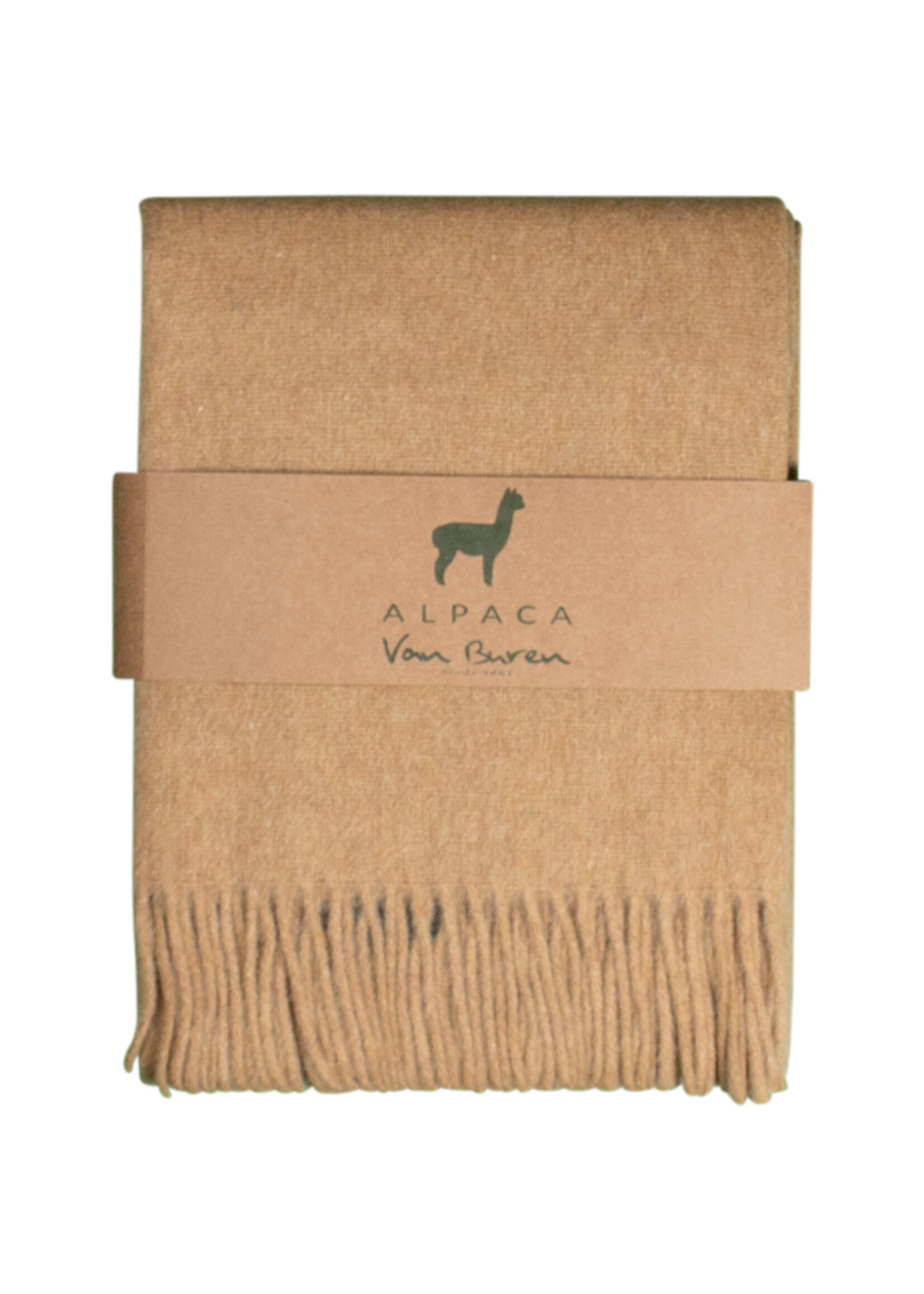Van Buren sinds 1861 Alpaca Plaid - Ochre Yellow - 200x150cm - New!