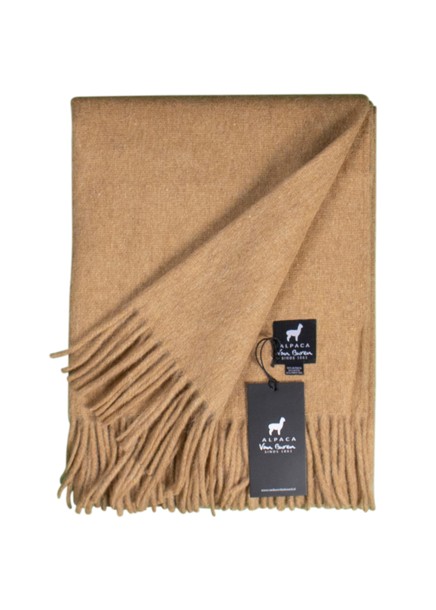 Van Buren sinds 1861 Alpaca Plaid - Ochre Yellow - 200x150cm - New!