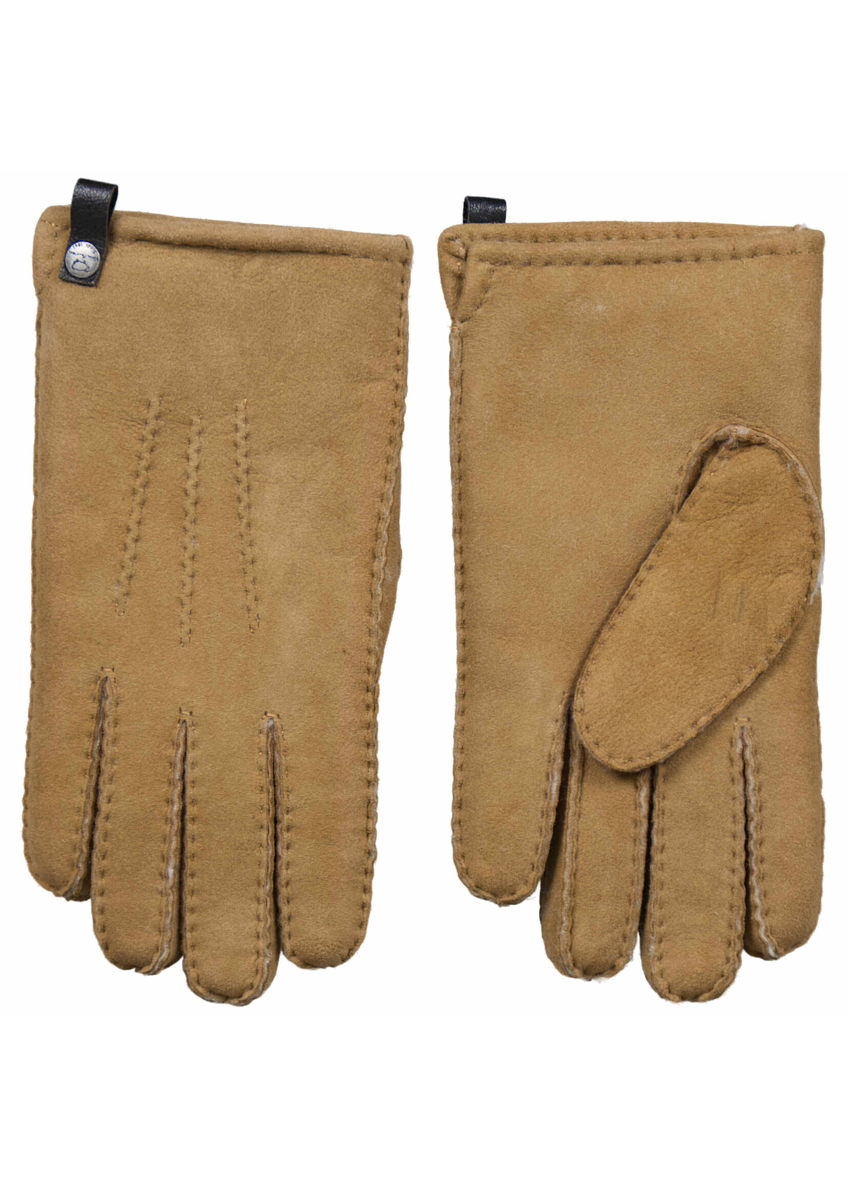 Van Buren sinds 1861 Lamsvacht Heren Handschoenen - Camel - Maat XL & XXL