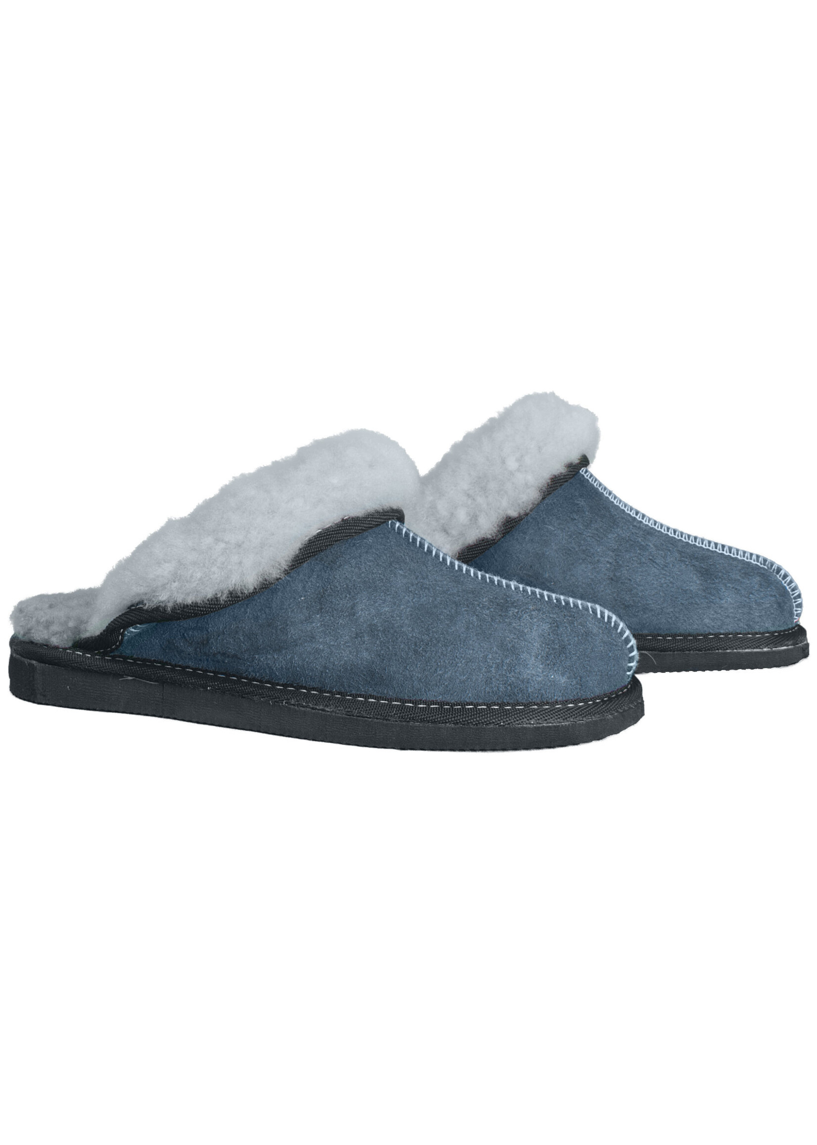 Van Buren sinds 1861 Lamsvacht Dames Slippers - Grijs - Maat 36 t/m 46