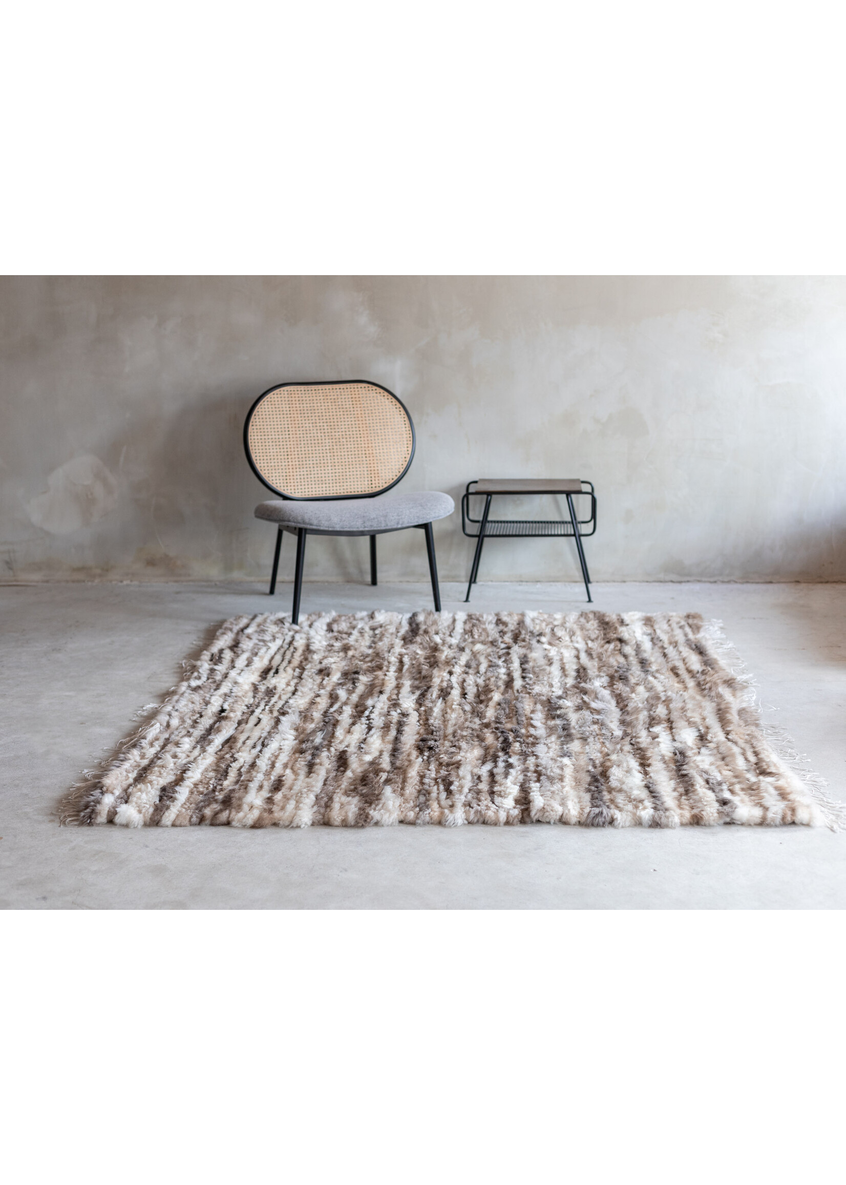 Van Buren Knotted sheepskin carpet - 200x160cm