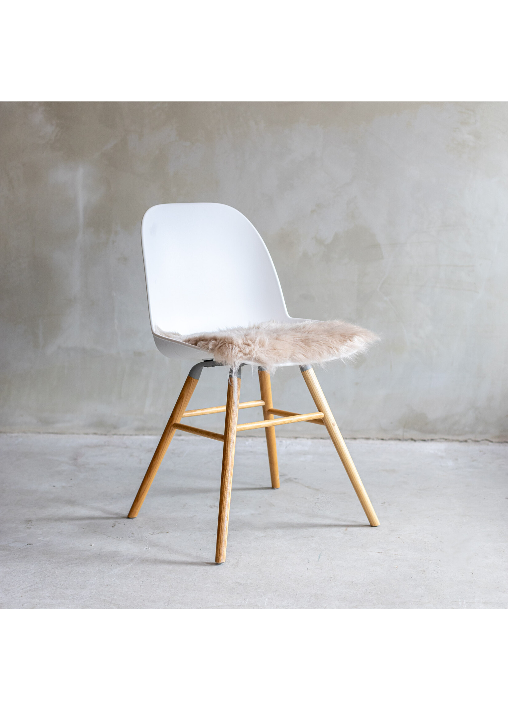Van Buren sinds 1861 Chair pad aus neuseeländischem Schaffell