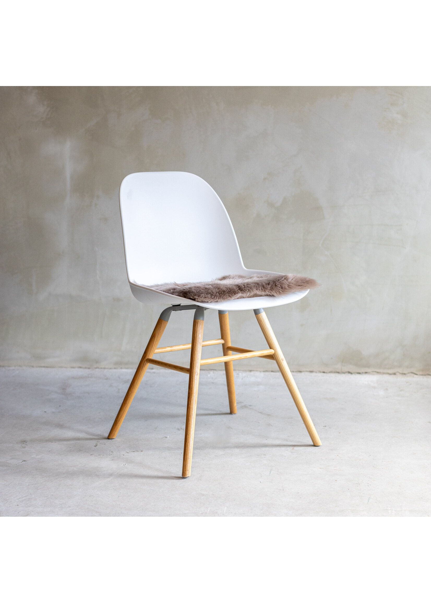 Van Buren sinds 1861 Chair pad aus neuseeländischem Schaffell