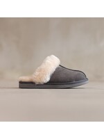 Van Buren sinds 1861 Lambskin Slippers Lumi - Gray