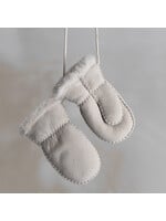 Van Buren sinds 1861 Lambskin mittens - White