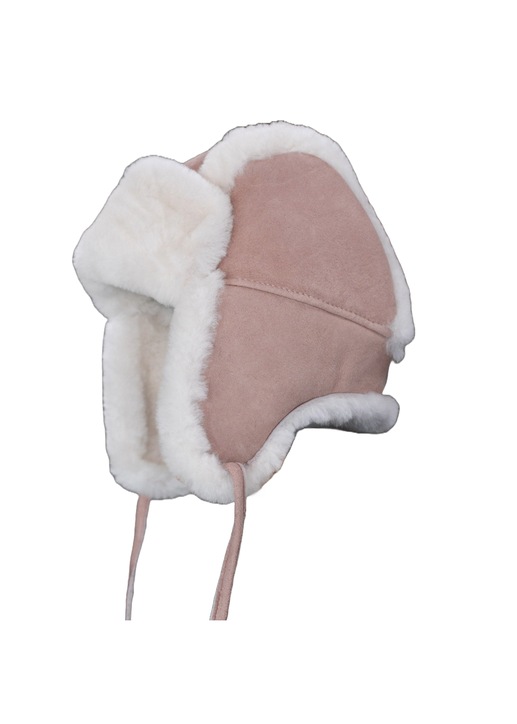 Van Buren sinds 1861 Schapenvacht baby & kinder muts - Roze