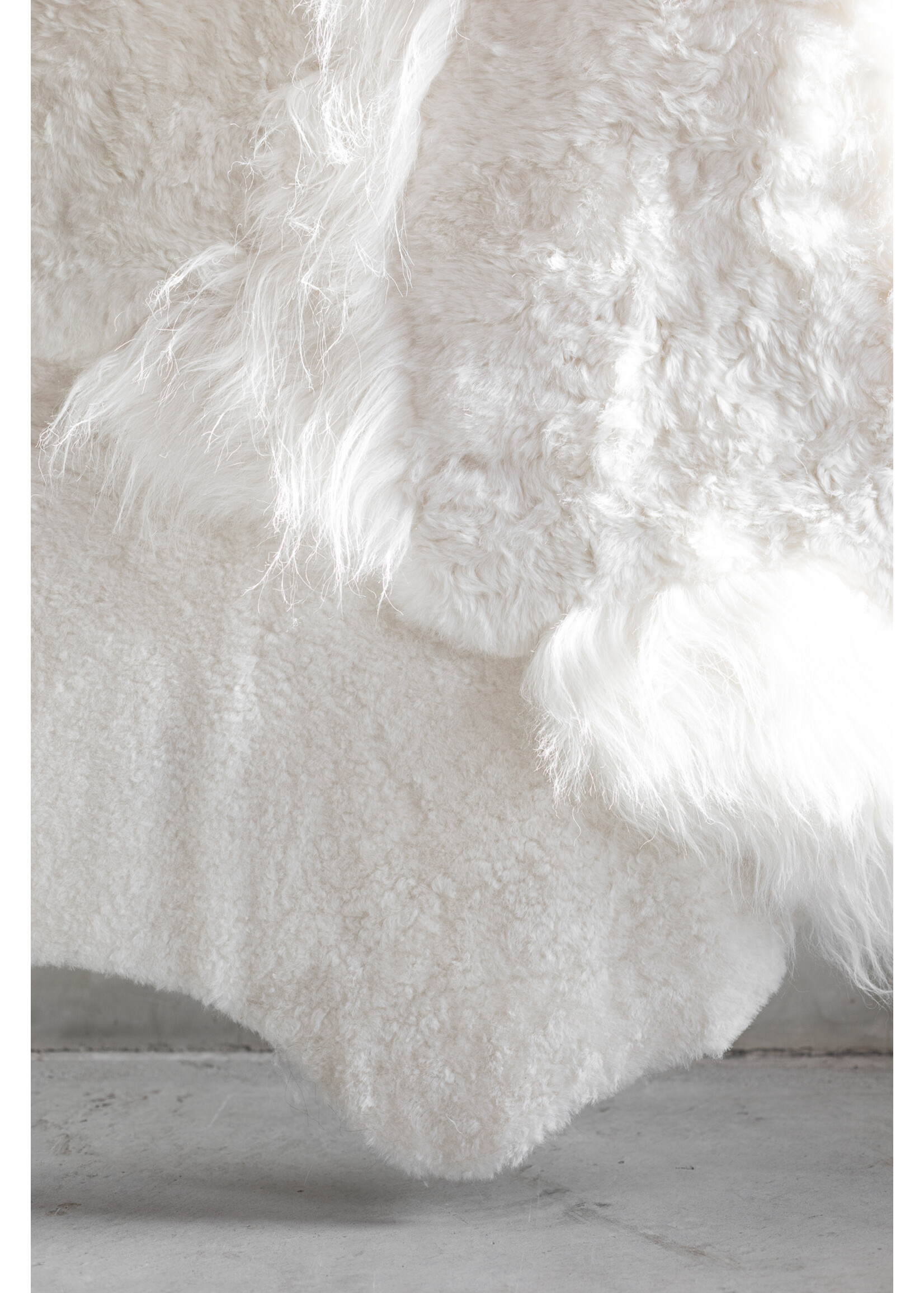 Van Buren sinds 1861 Icelandic Sheepskin Carpet White - 160x140cm