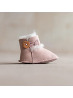 Van Buren sinds 1861 Lammfell Babyschlappen Davin - Rosa
