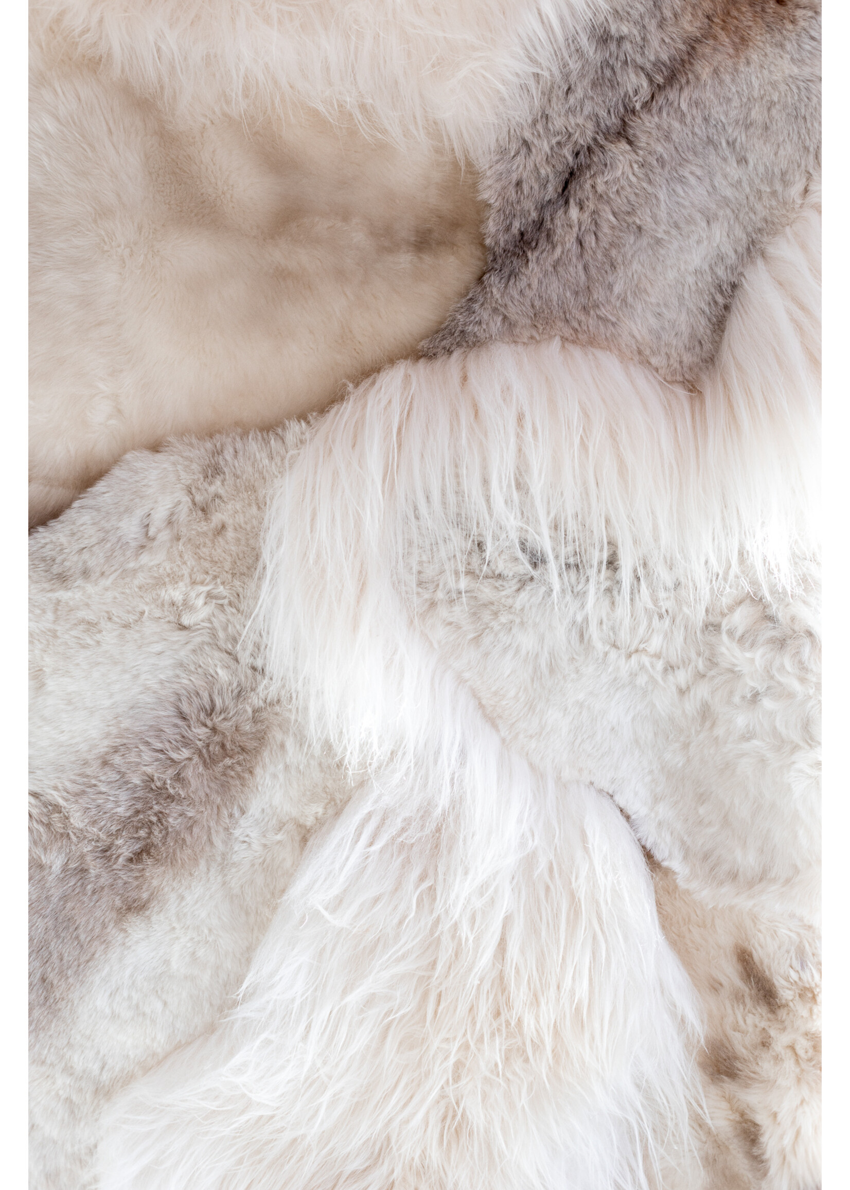 Van Buren sinds 1861 Melange sheepskin cushion - 50x50 cm