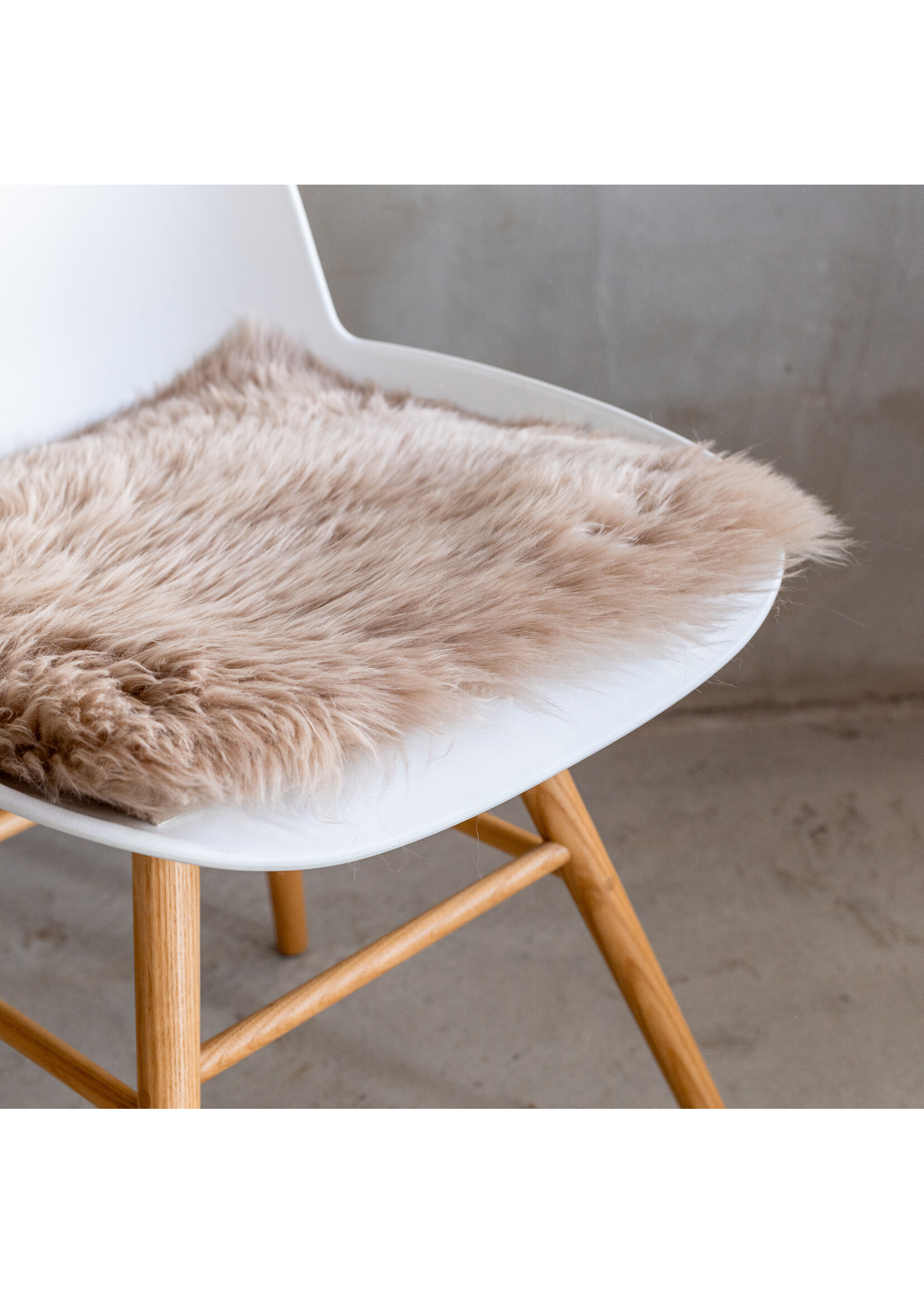 Van Buren sinds 1861 Chair pad aus neuseeländischem Schaffell