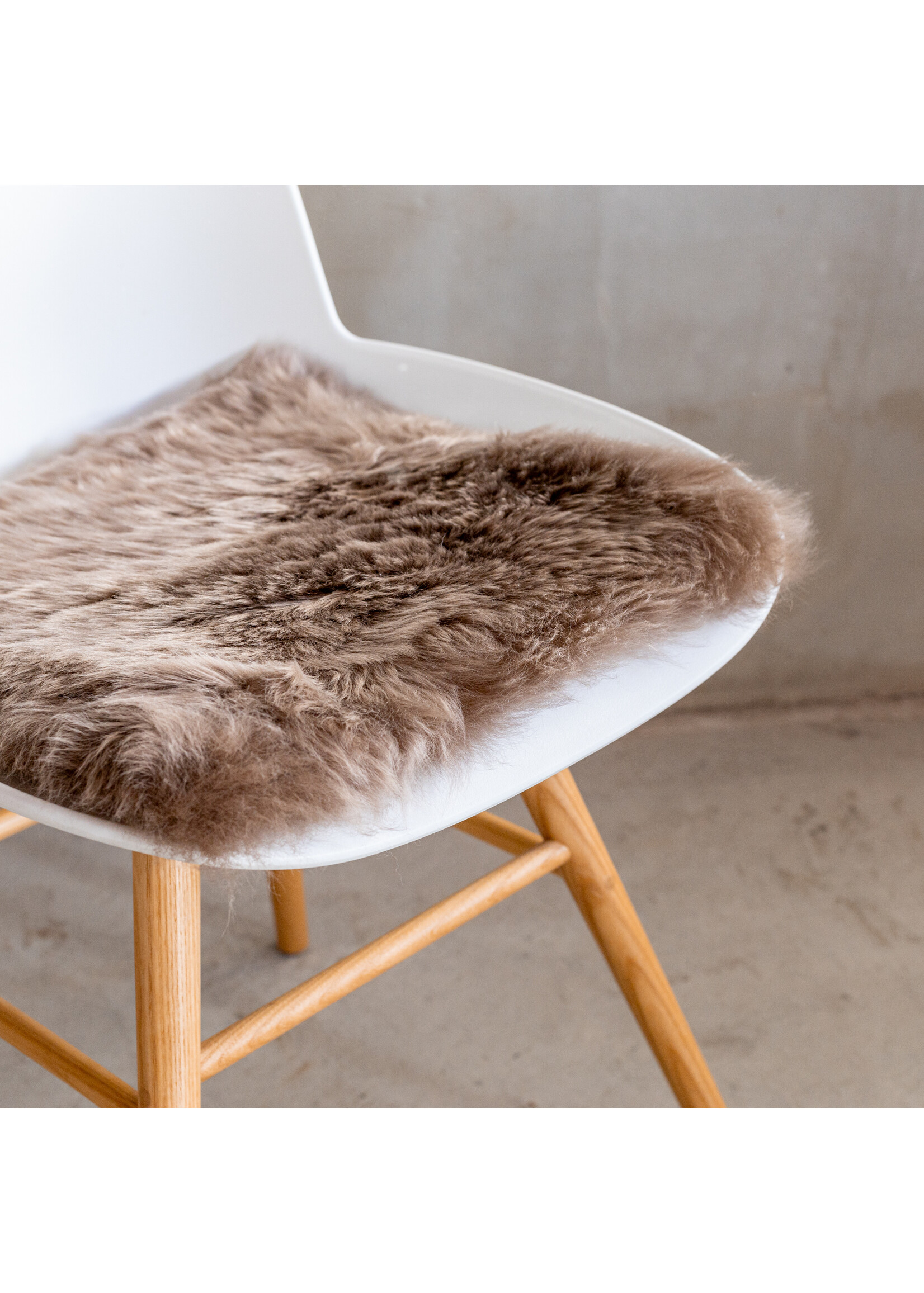 Van Buren sinds 1861 Chair pad aus neuseeländischem Schaffell