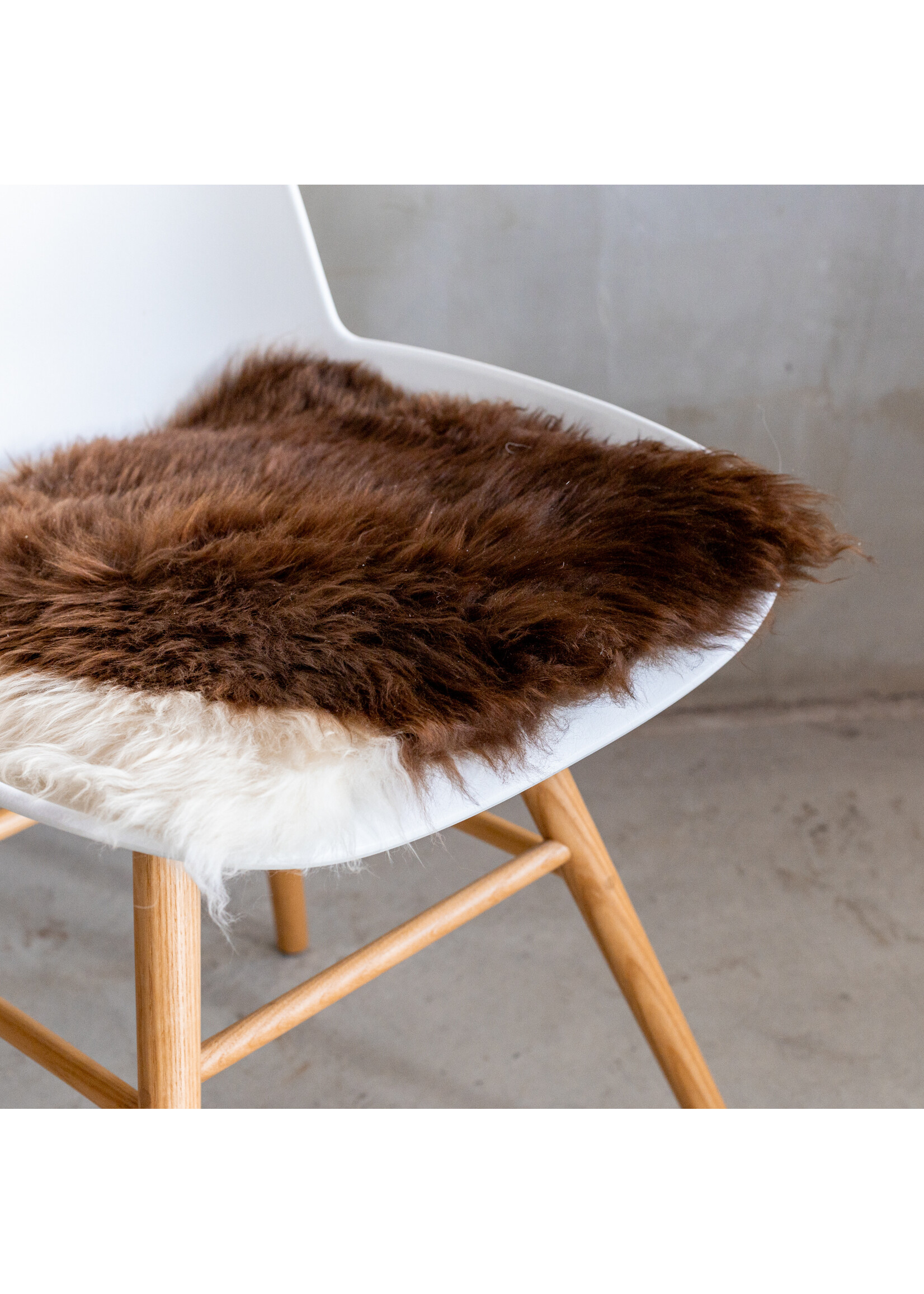 Van Buren sinds 1861 Coussin de chaise en Peau de mouton de Texelan