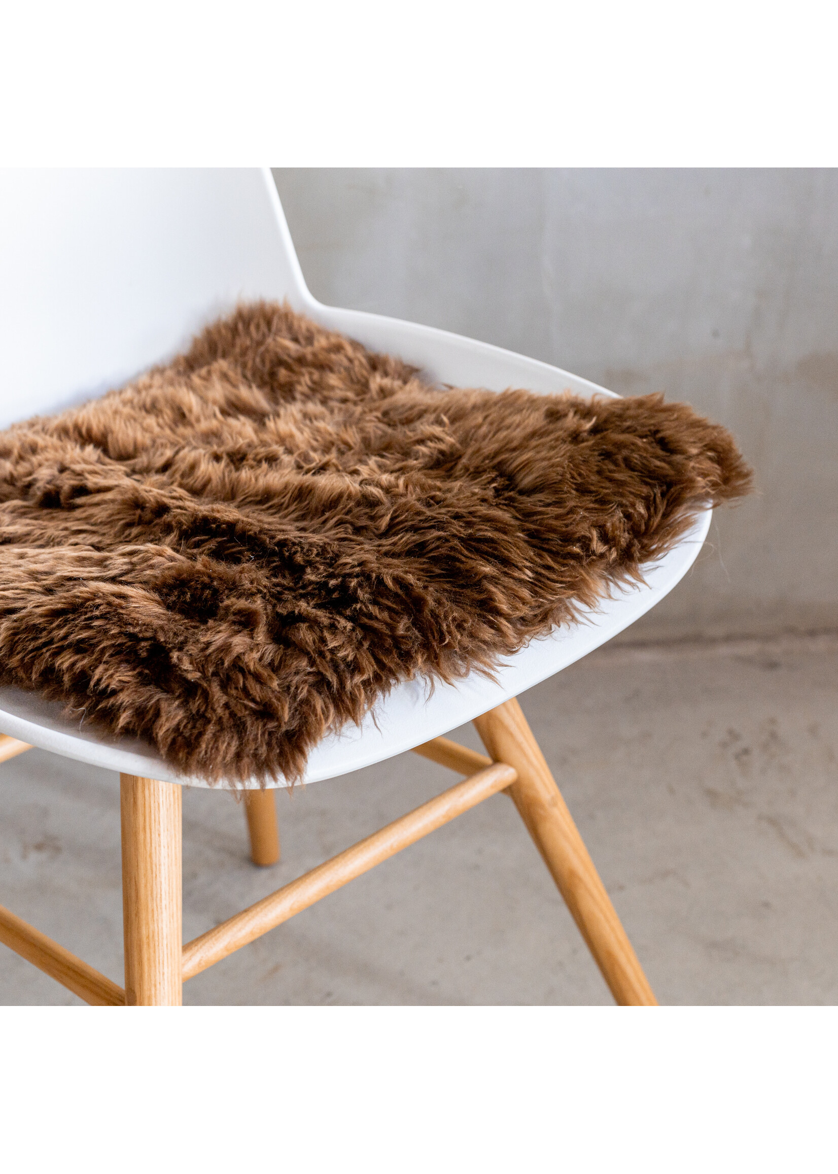 Van Buren sinds 1861 Coussin de chaise en Peau de mouton de Texelan