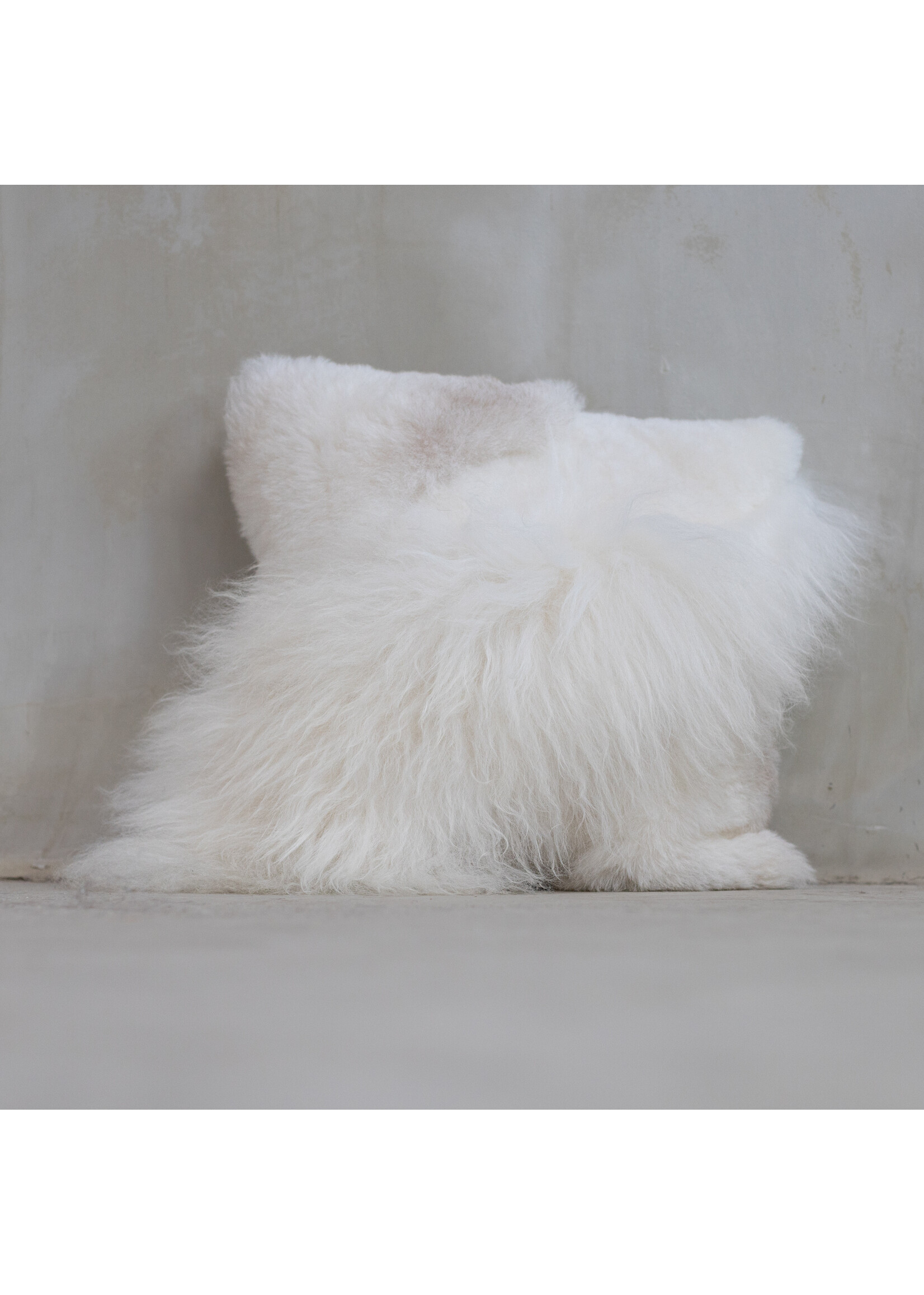 Van Buren sinds 1861 Coussin en peau de mouton mélangée - 50x50 cm