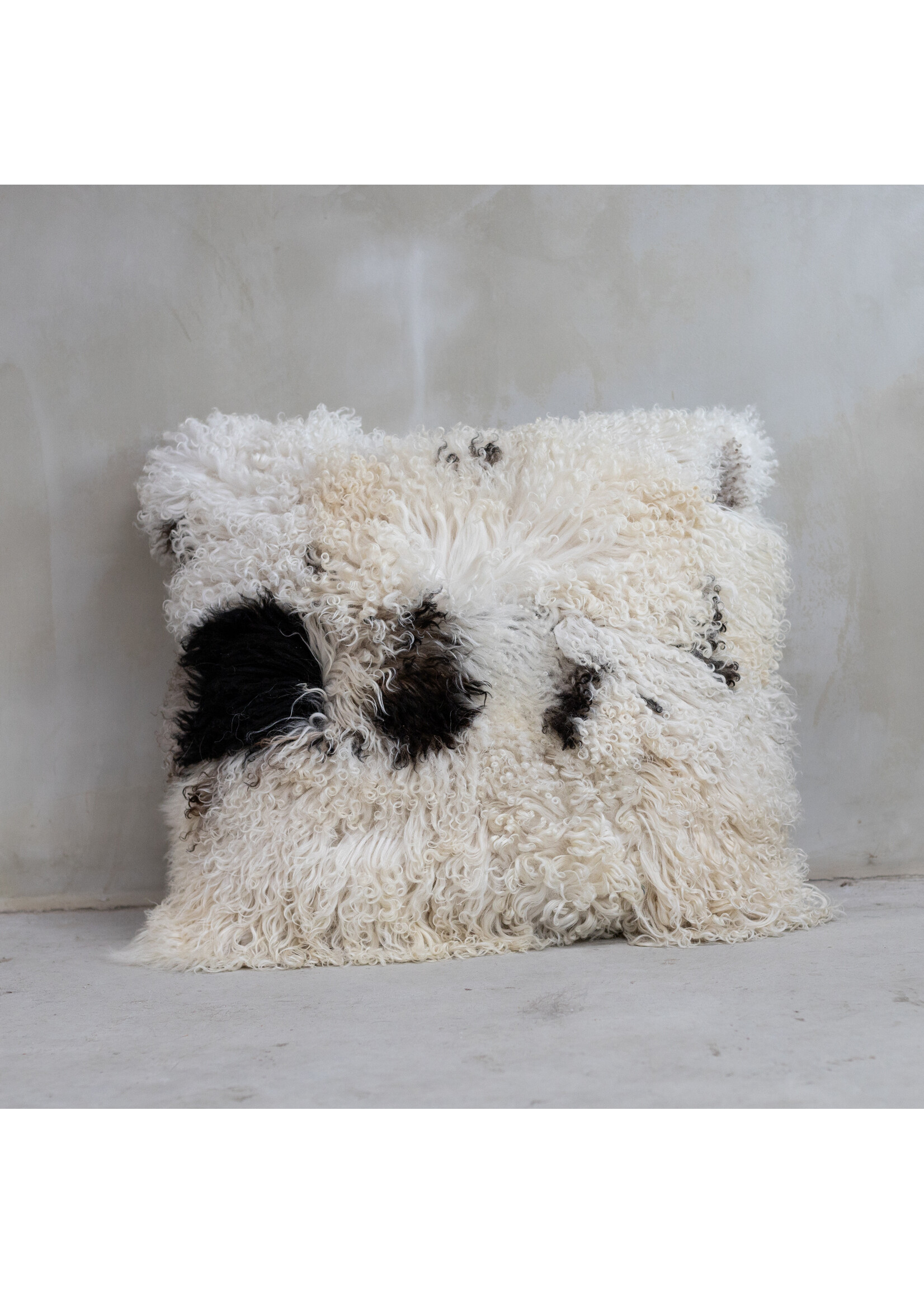 Van Buren sinds 1861 Coussin Peau de Mouton Bouclé XXL - 80x80cm