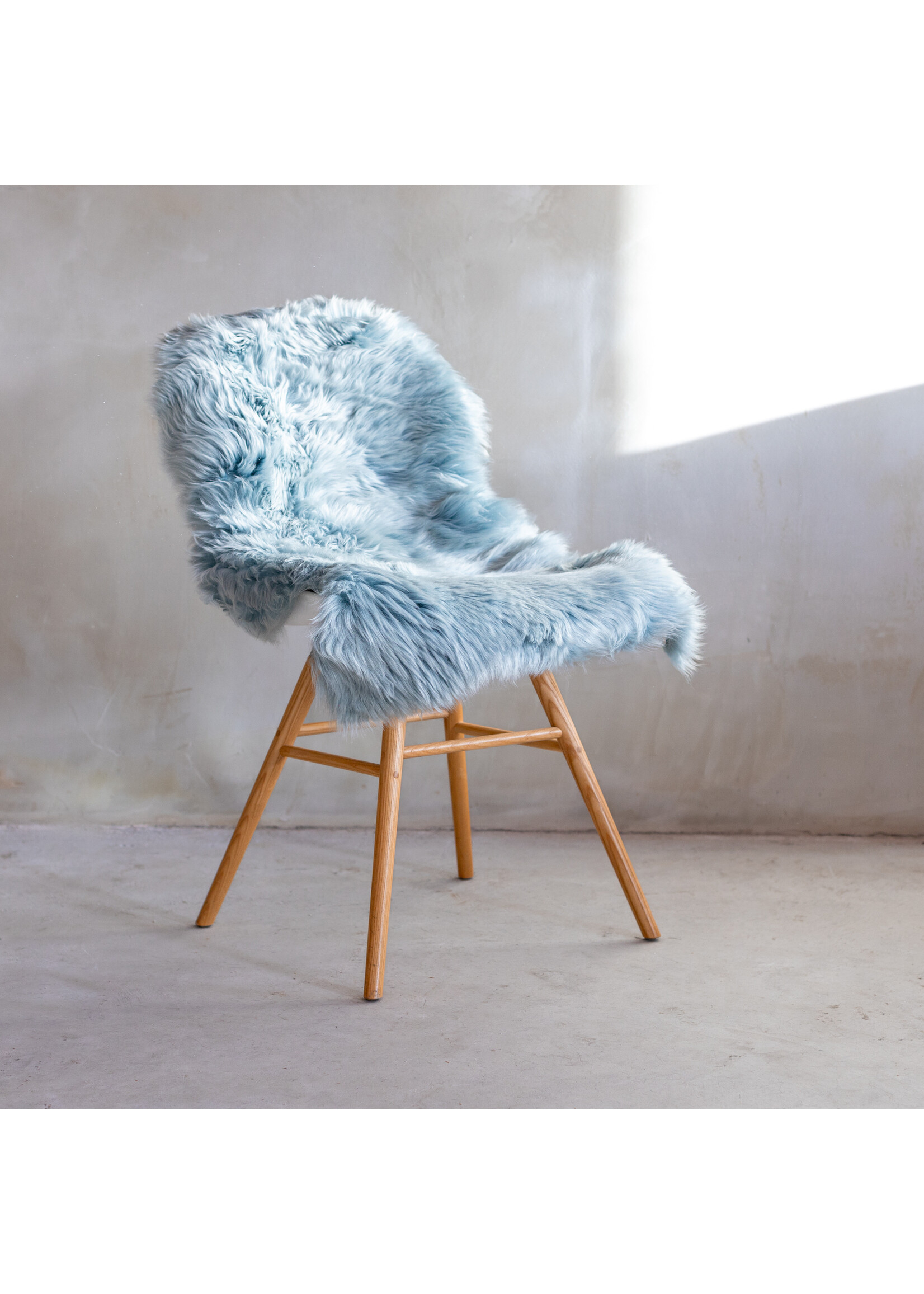 Van Buren Peau de mouton - Bleu glacier