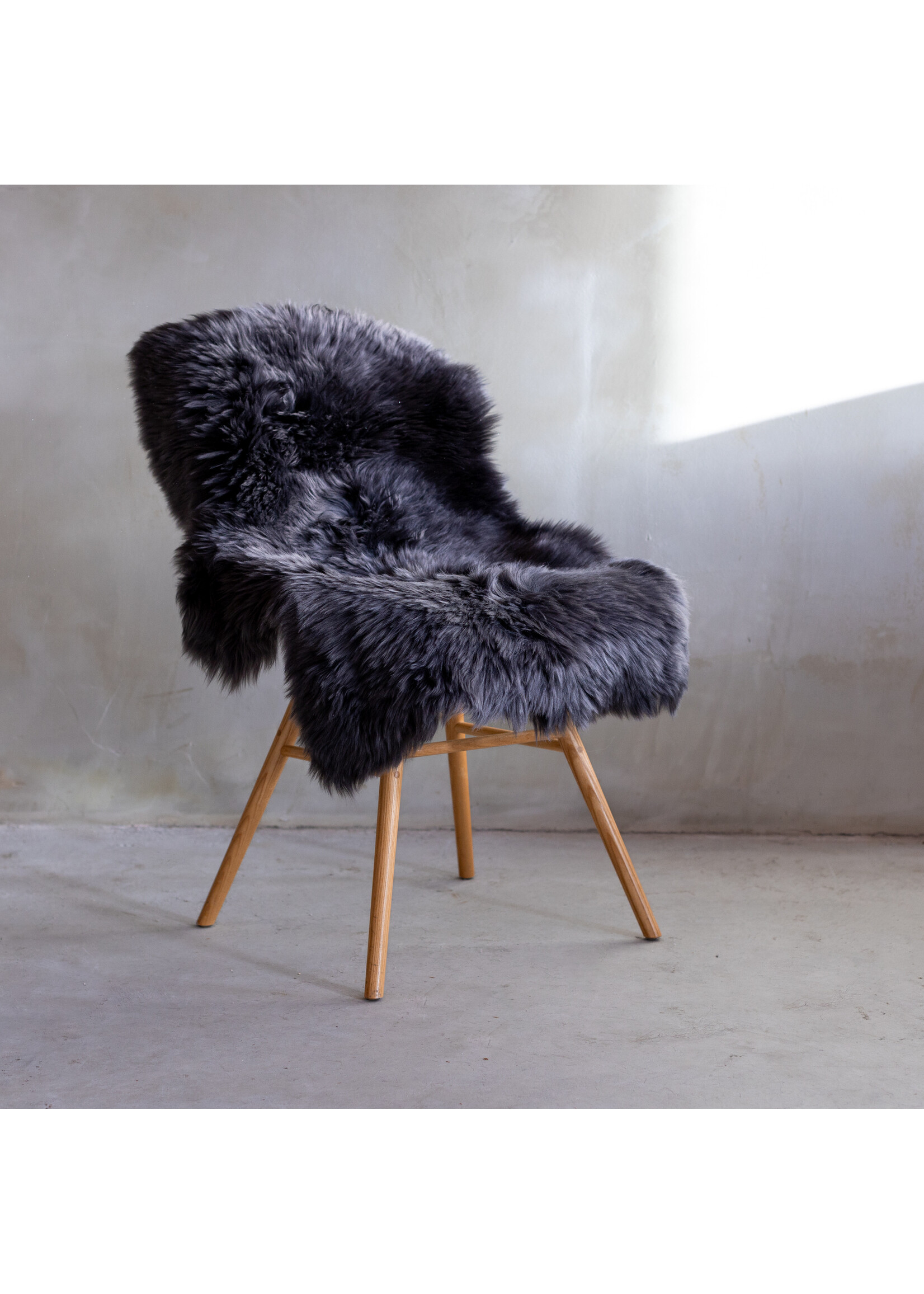 Van Buren Sheepskin - Dark gray