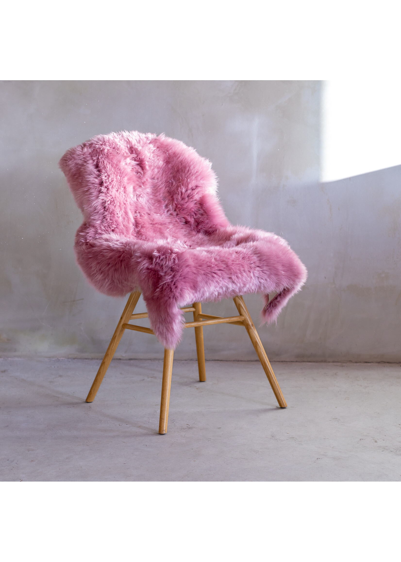 Van Buren Peau de mouton - Rose foncé